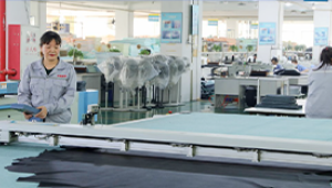 Smart leather cutting machine